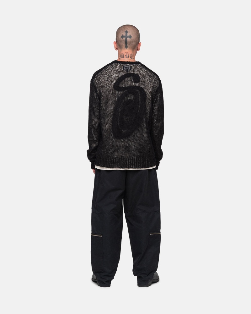 Black Stüssy Nyco Flight Pant | YDOU5-8162