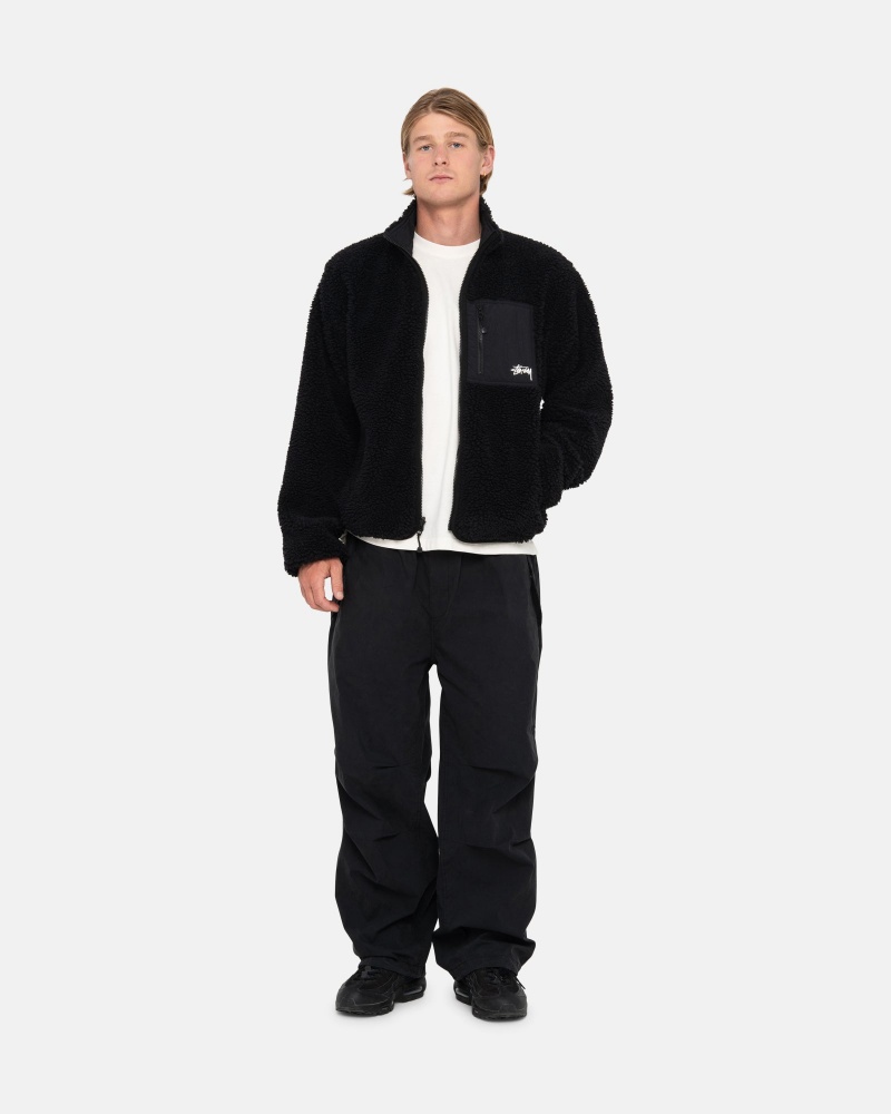 Black Stüssy Nyco Over Trousers | NMKB3-9254