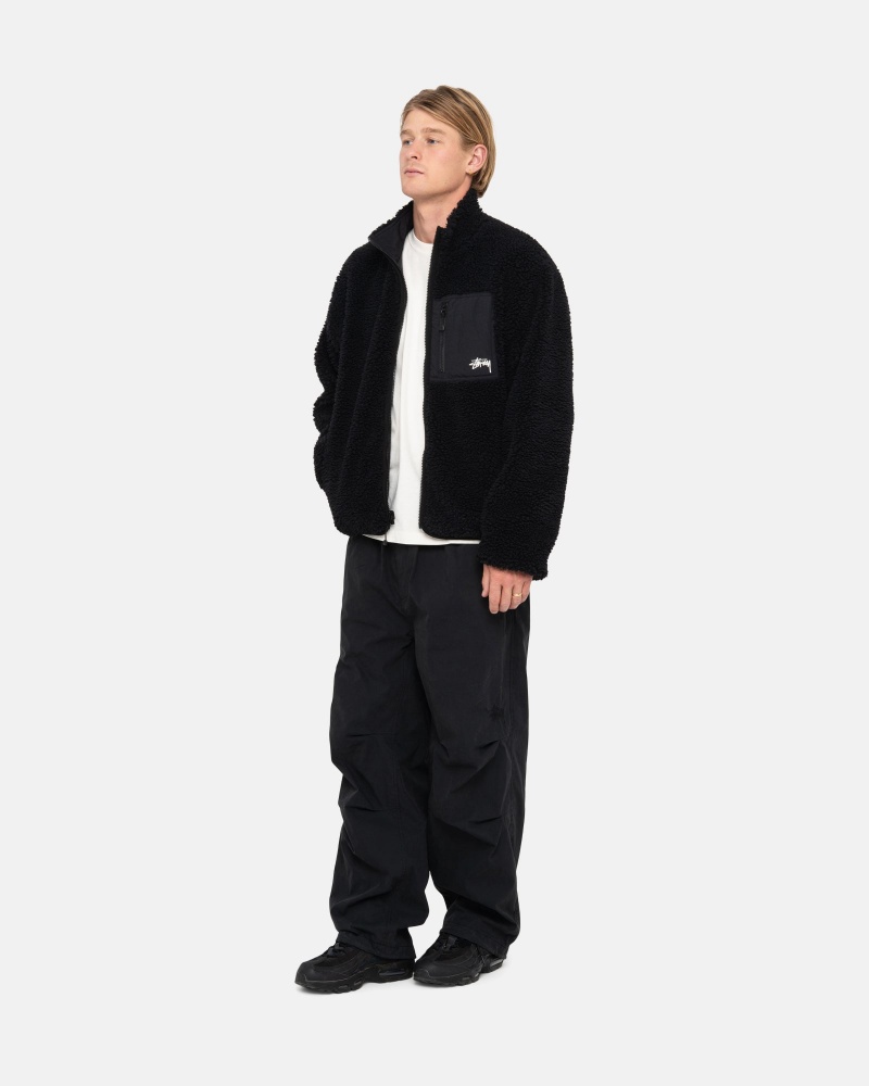 Black Stüssy Nyco Over Trousers | NMKB3-9254