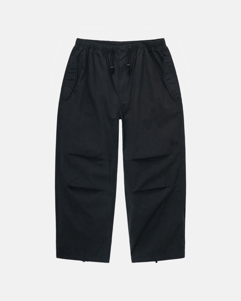 Black Stüssy Nyco Over Trousers | NMKB3-9254