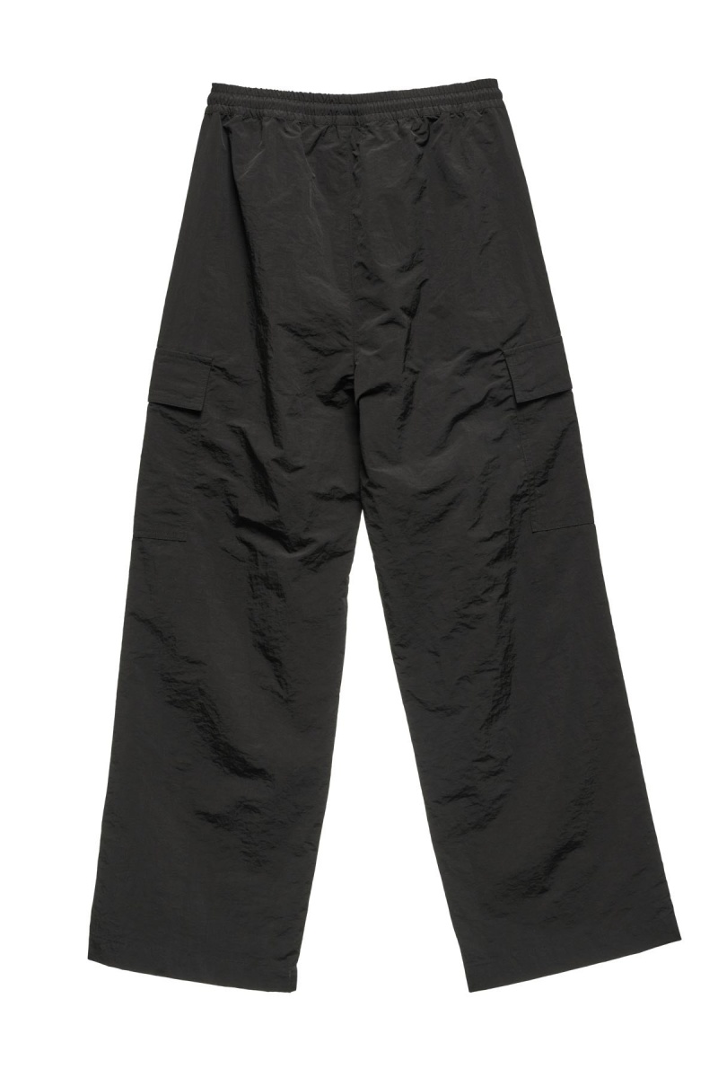 Black Stüssy Nylon Cargo Pant | SZTNJB-420