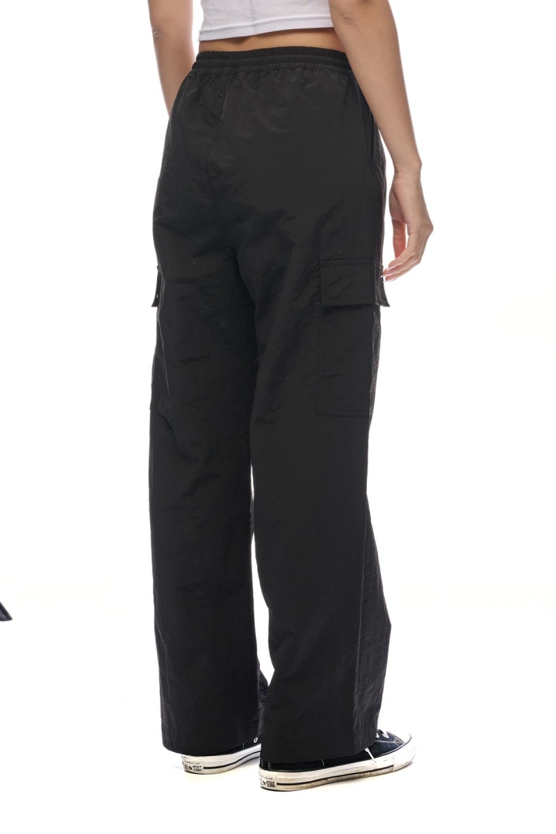 Black Stüssy Nylon Cargo Pant | SZTNJB-420