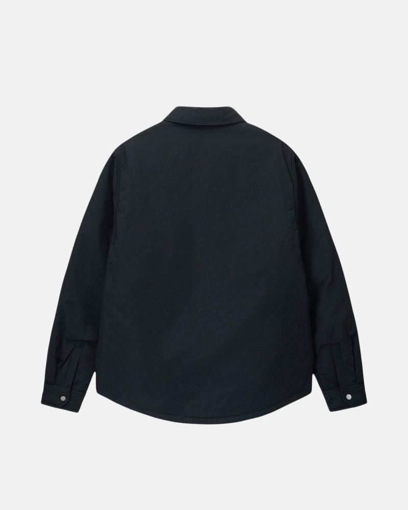 Black Stüssy Padded Tech Over Shirt | CNVF2-7158