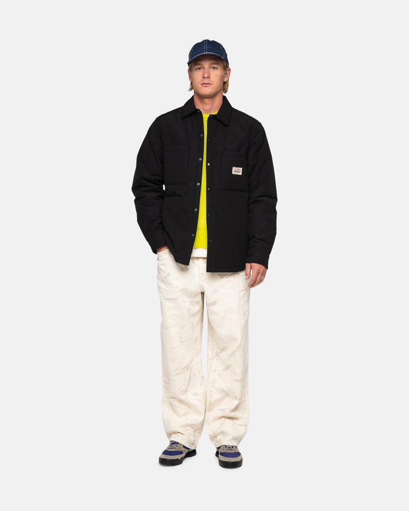 Black Stüssy Padded Tech Over Shirt | CNVF2-7158