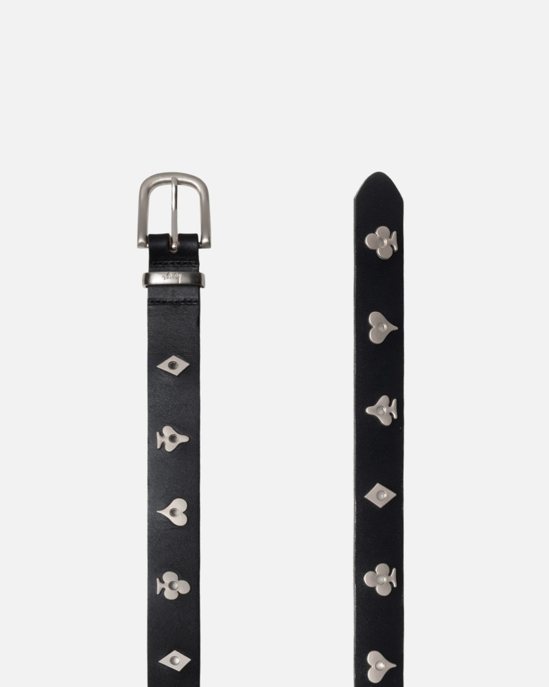 Black Stüssy Royal Suit Dress Belt | XTEC-07391