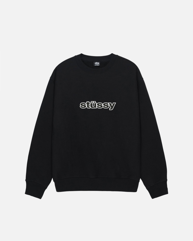 Black Stüssy SS-Link Crew | FBVP0-1863