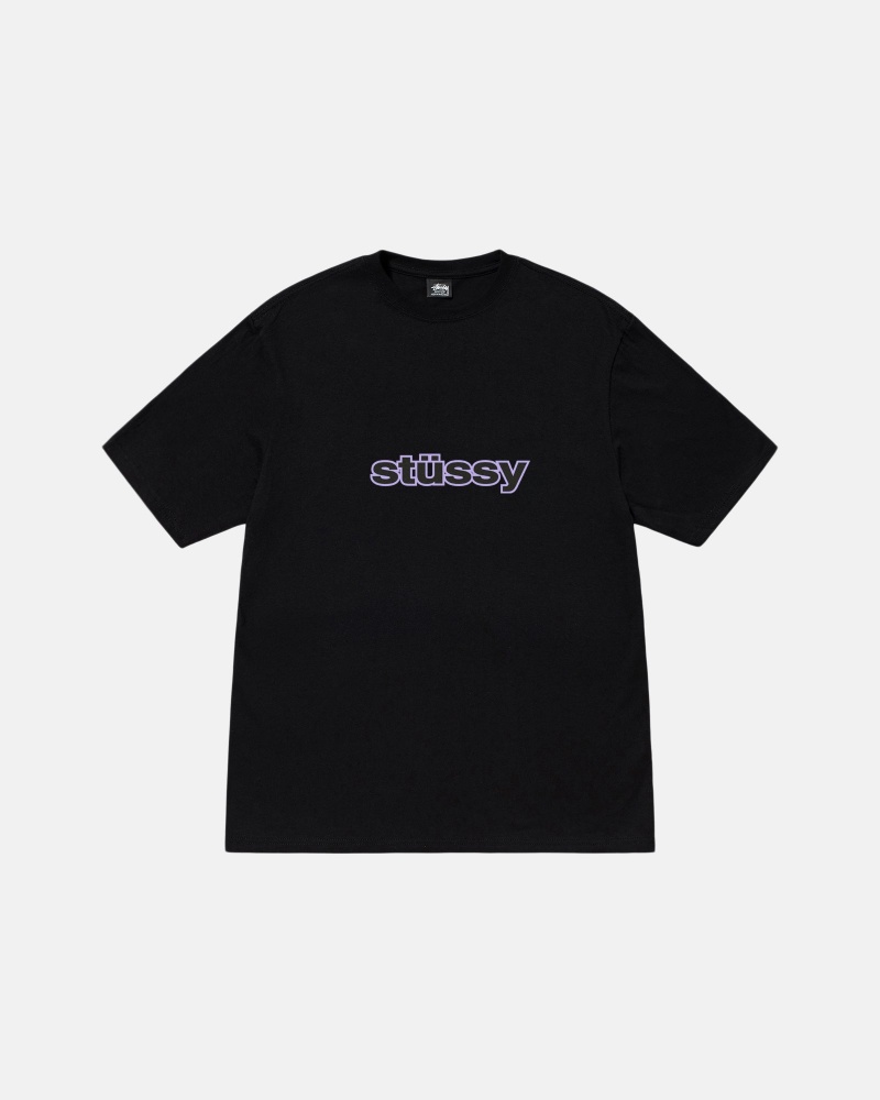 Black Stüssy SS-Link Tee | BUEF-31694