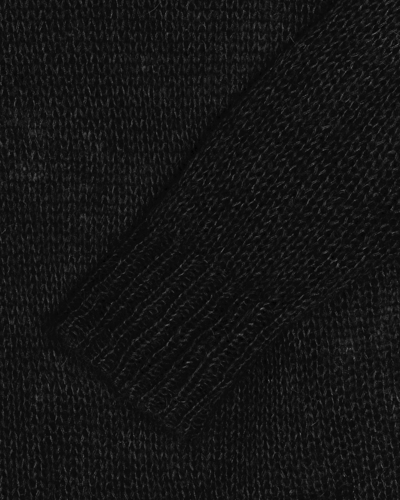 Black Stüssy S Loose Knit Sweater | HSAY2-9153