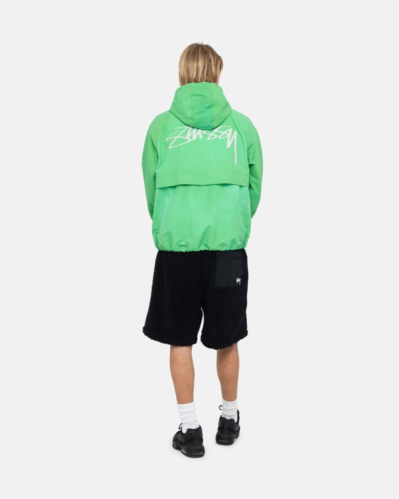 Black Stüssy Sherpa Short | HEID3-5127