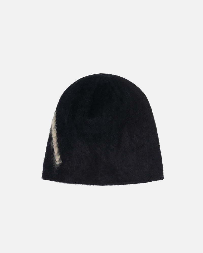 Black Stüssy Skullcap Brushed Out Stock | UYAO-71863