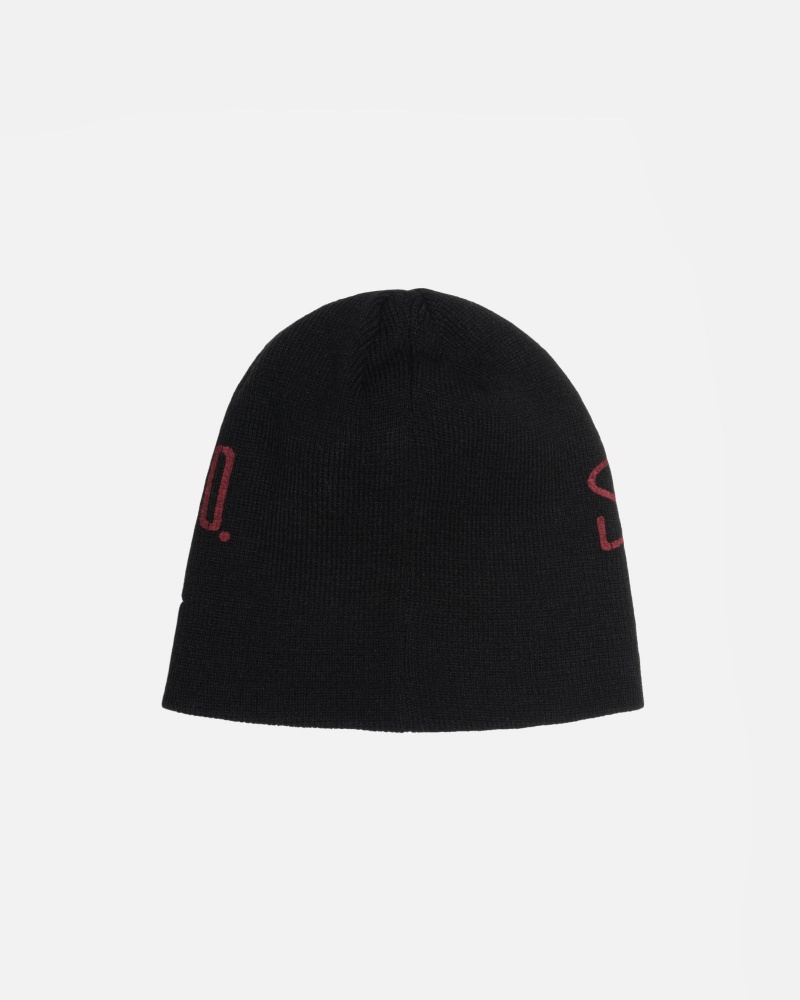 Black Stüssy Skullcap Workgear Print | RWBL-50981