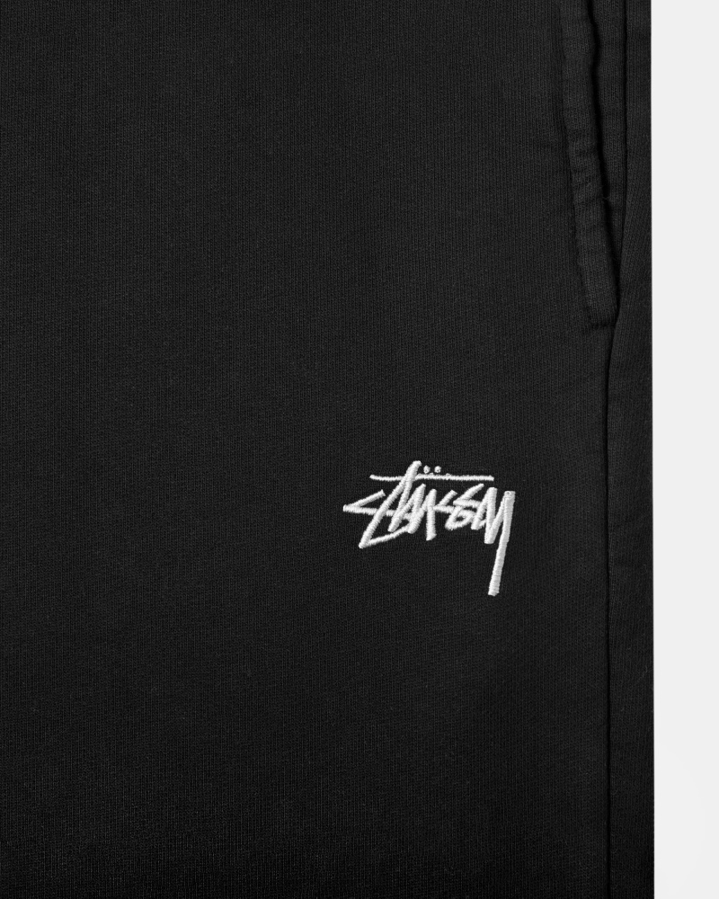 Black Stüssy Stock Logo Sweatpant | PGEC5-8941