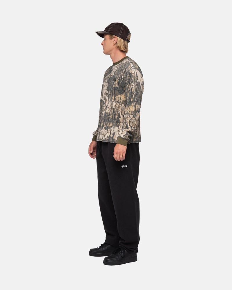 Black Stüssy Stock Logo Sweatpant | PGEC5-8941