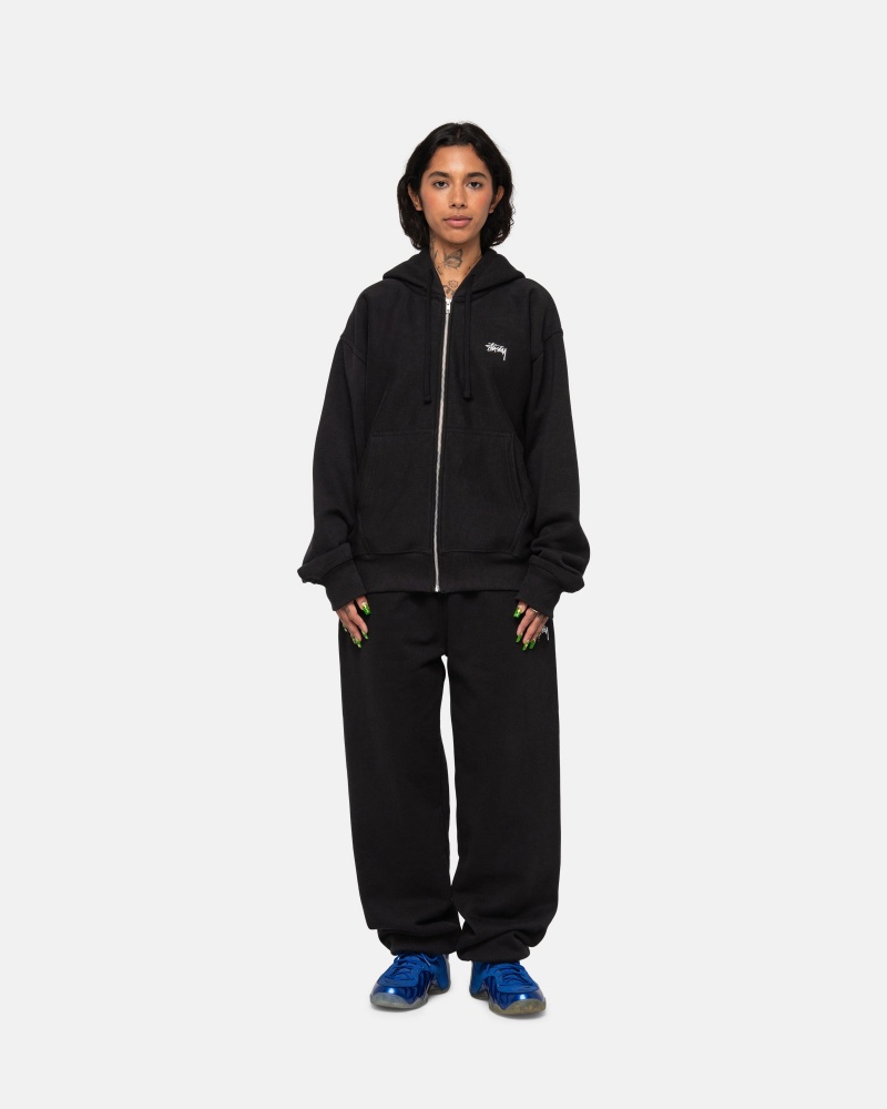 Black Stüssy Stock Logo Sweatpant | PGEC5-8941