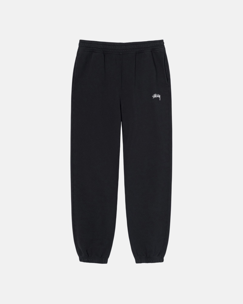 Black Stüssy Stock Logo Sweatpant | PGEC5-8941