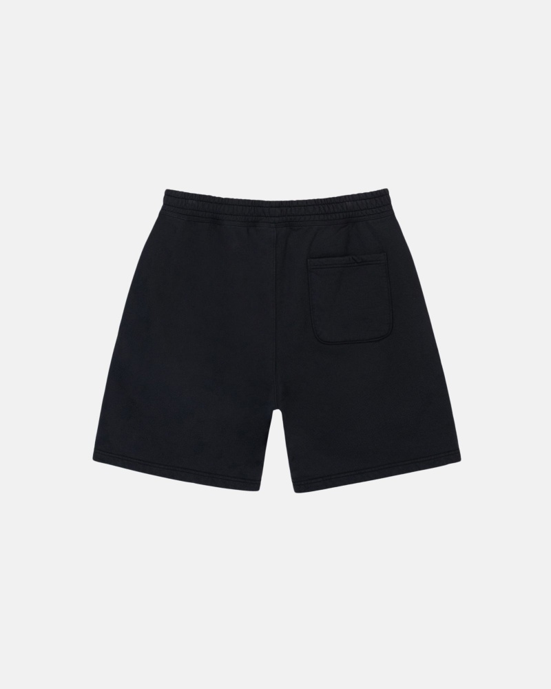 Black Stüssy Stock Logo Sweatshort | KDZS8-7203