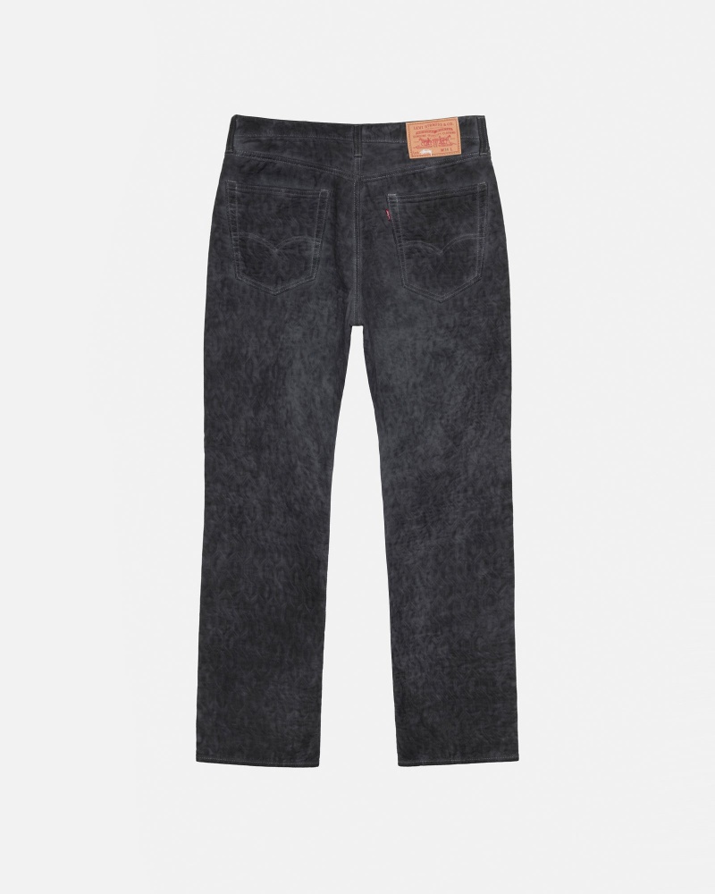 Black Stüssy & Levi's Dyed Jacquard Jean | LIAM-18753