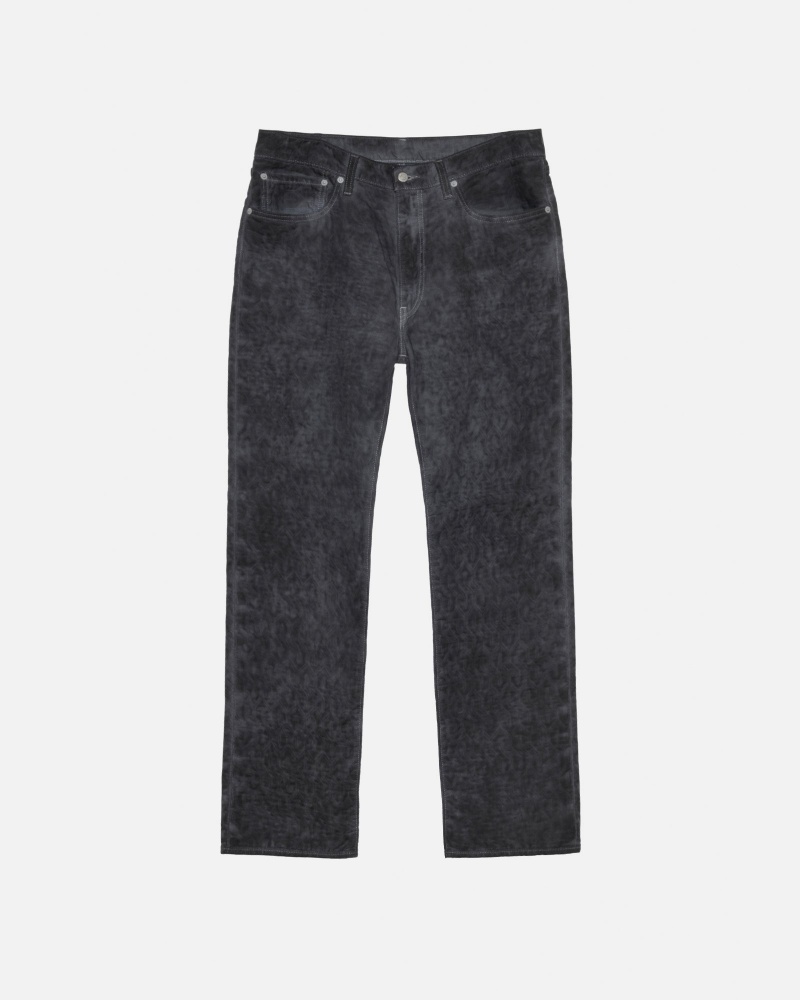 Black Stüssy & Levi\'s Dyed Jacquard Jean | LIAM-18753