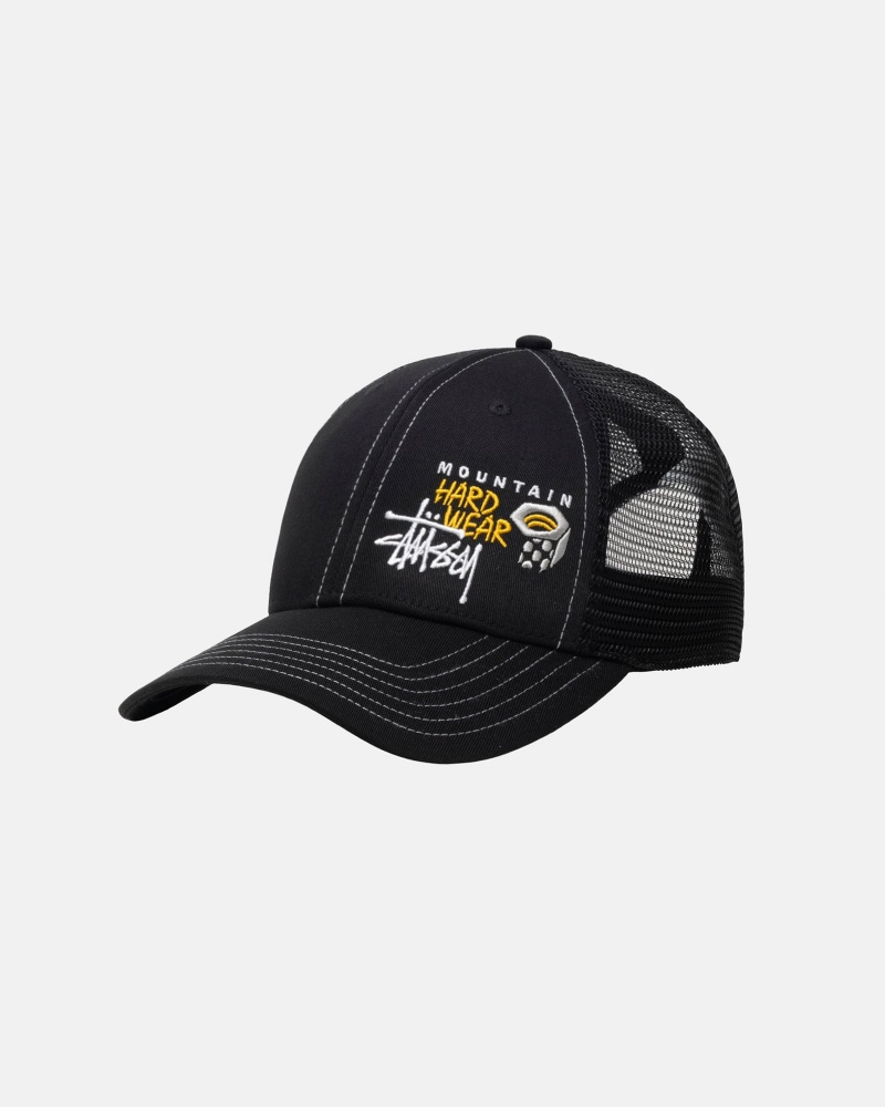 Black Stüssy & Mountain Hardwear Trucker | FTMS-48796