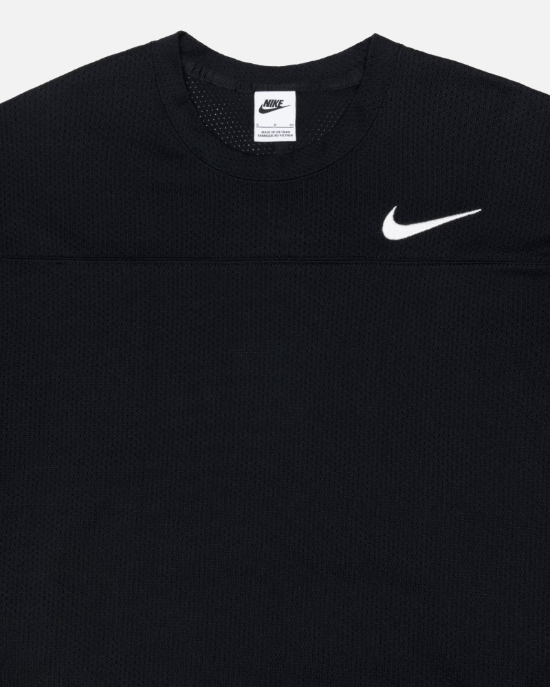 Black Stüssy & Nike Dri Fit Mesh Jersey | QNTC5-8149