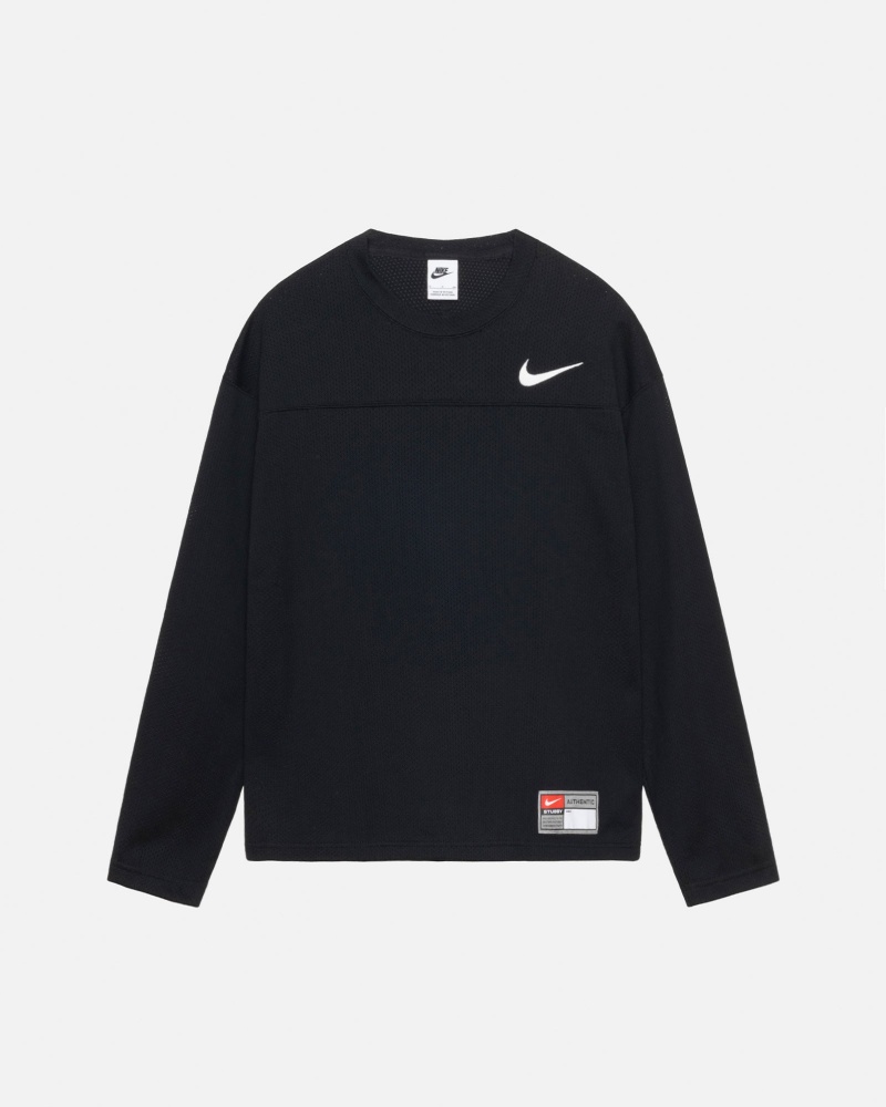 Black Stüssy & Nike Dri Fit Mesh Jersey | QNTC5-8149