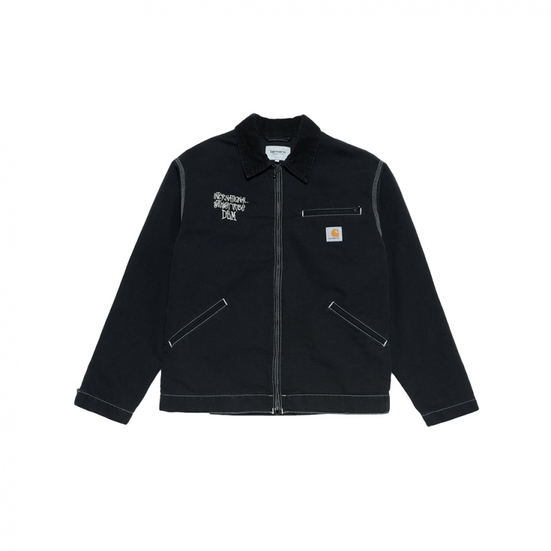 Black Stüssy x Dover Street Market x Carhartt WIP Collaborate on Limited Edition Workwear Jacket | CARWIP-666 