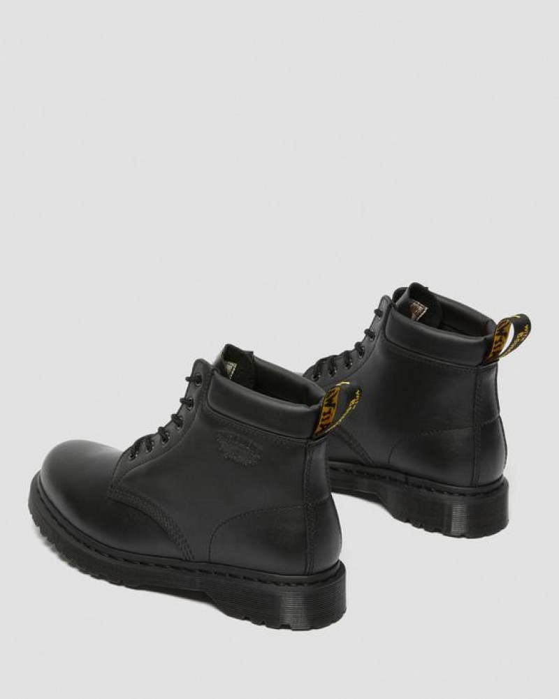 Black Stüssy x Dr. Martens 939 Leather Ankle Boots | SKU27584001