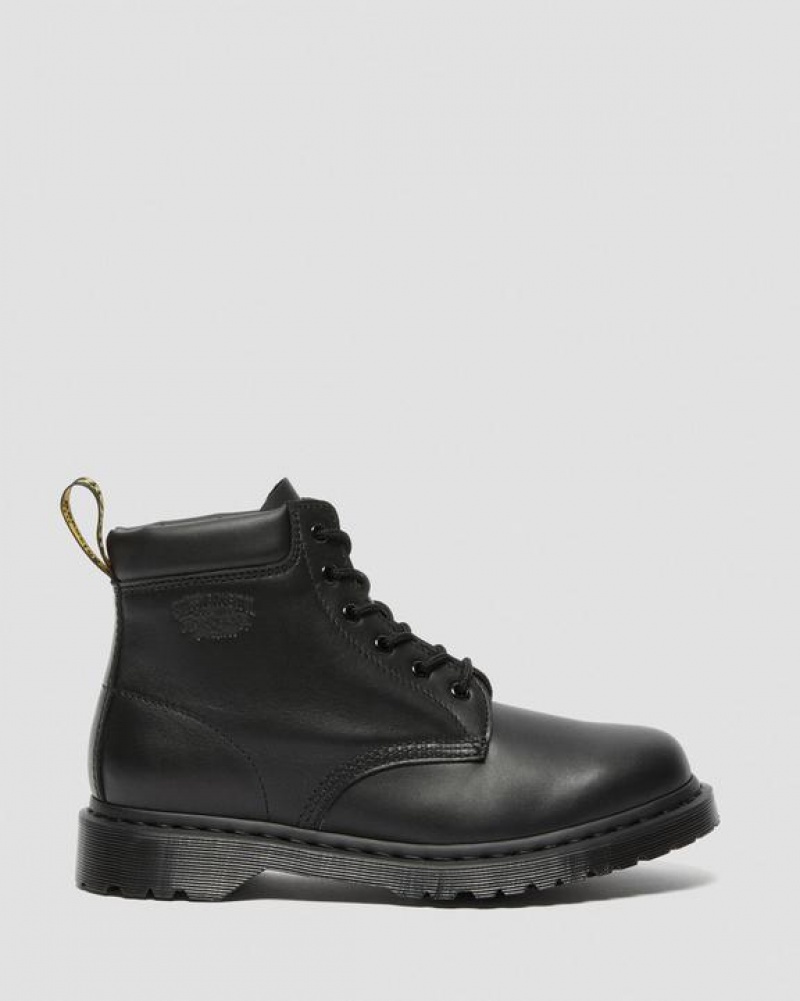 Black Stüssy x Dr. Martens 939 Leather Ankle Boots | SKU27584001