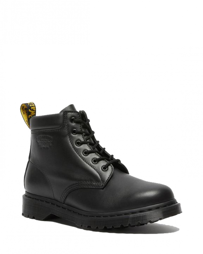 Black Stüssy x Dr. Martens 939 Leather Ankle Boots | SKU27584001