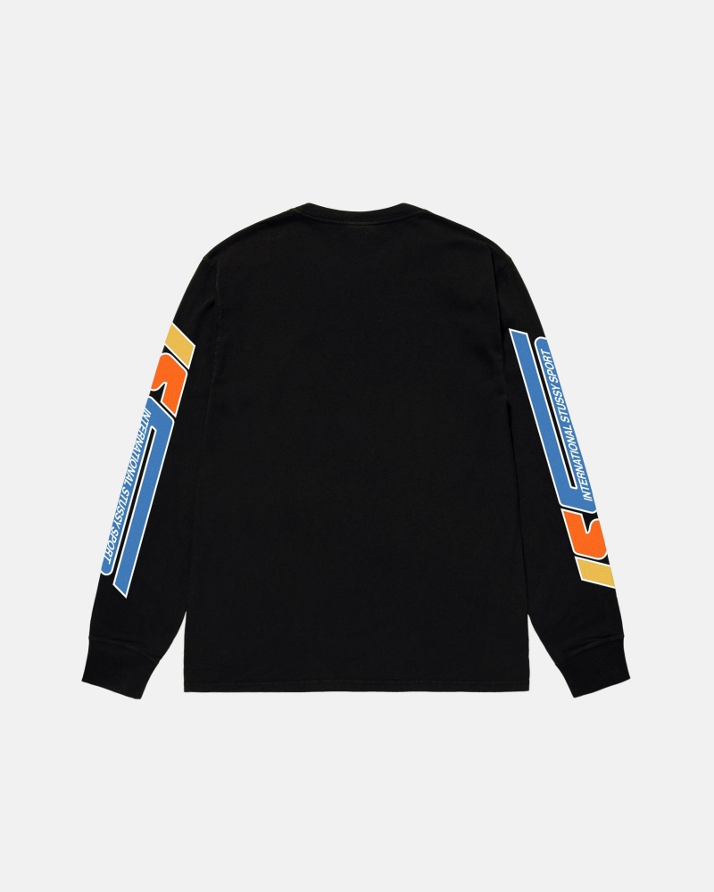 Black Stüssy Stussy Sport LS Tee | EOGZ-59148