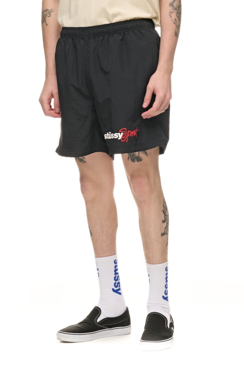 Black Stüssy Stussy Sport Watershort | OIJPHF-986