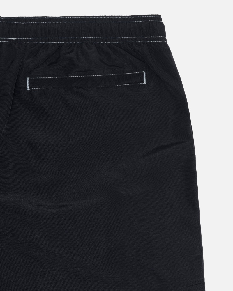 Black Stüssy Surfman Patch Water Short | EHPF8-1745