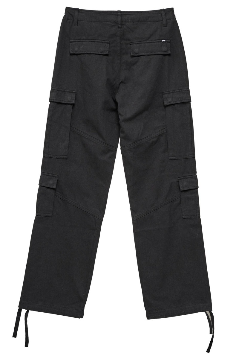 Black Stüssy Surplus Cargo Pant | ZTIOLJ-358