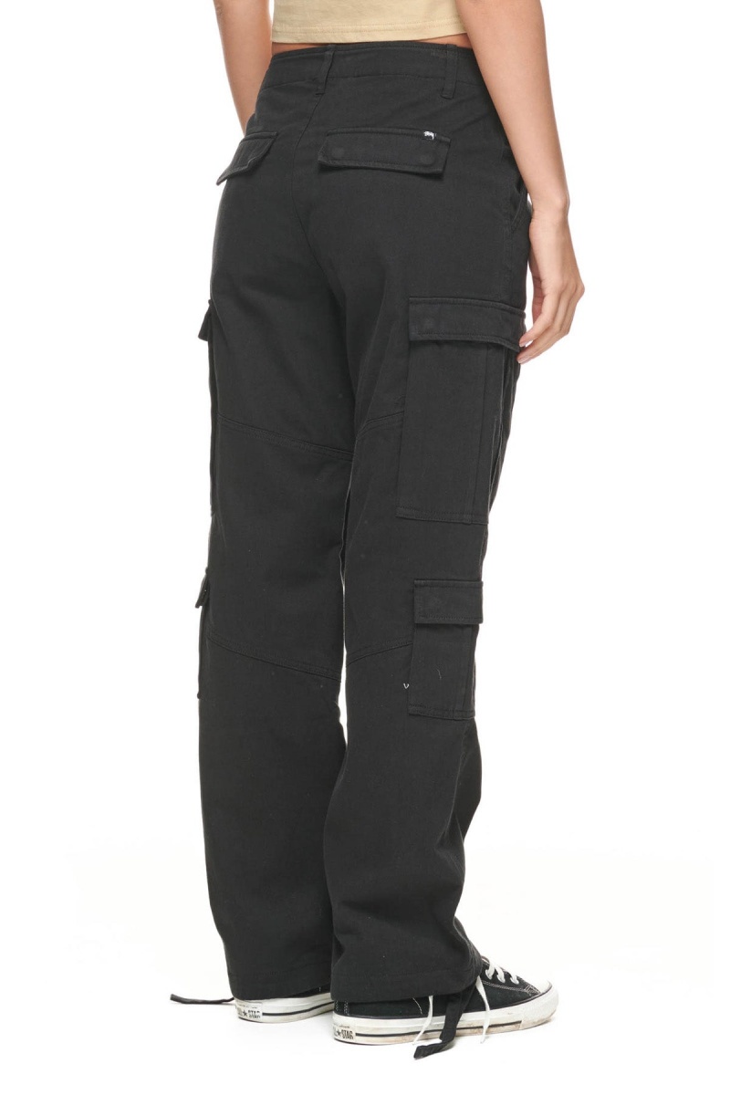 Black Stüssy Surplus Cargo Pant | ZTIOLJ-358