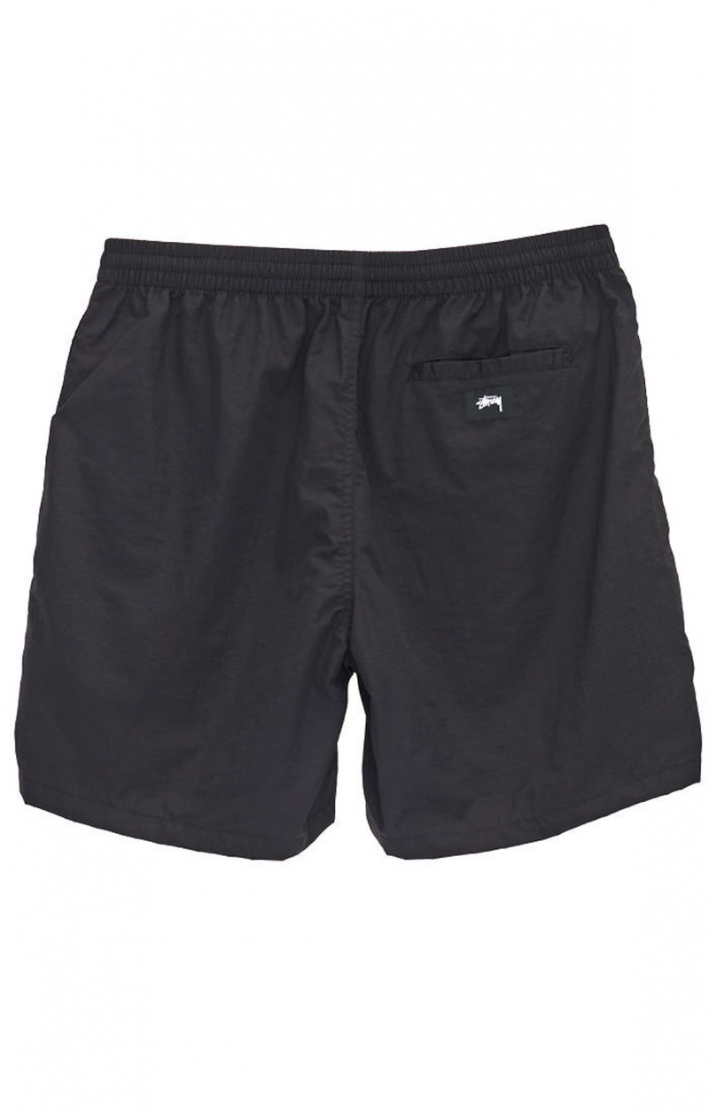 Black Stüssy Water Long Beachshort | IHJNTX-357