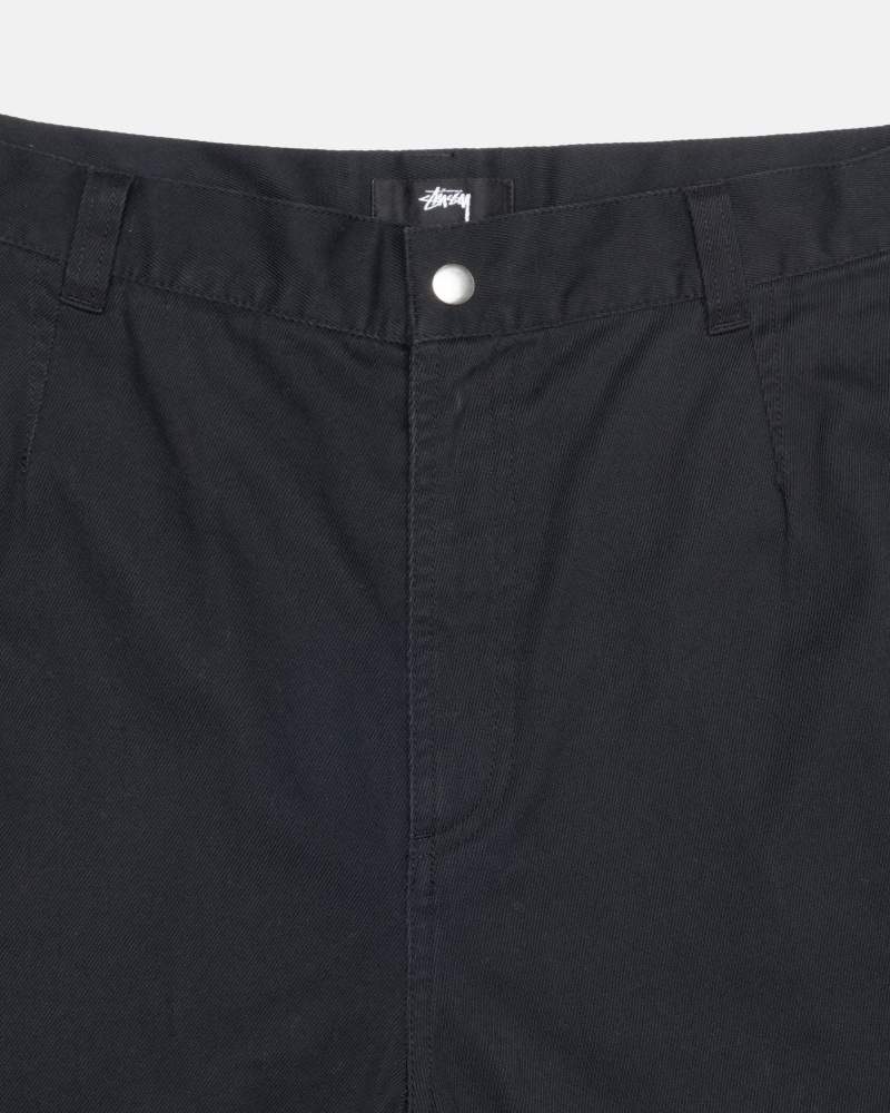 Black Stüssy Workgear Trouser Twill | XMZY3-8569