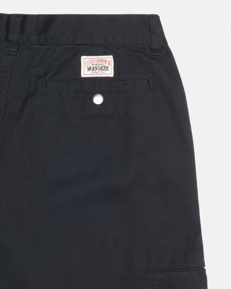 Black Stüssy Workgear Trouser Twill | XMZY3-8569