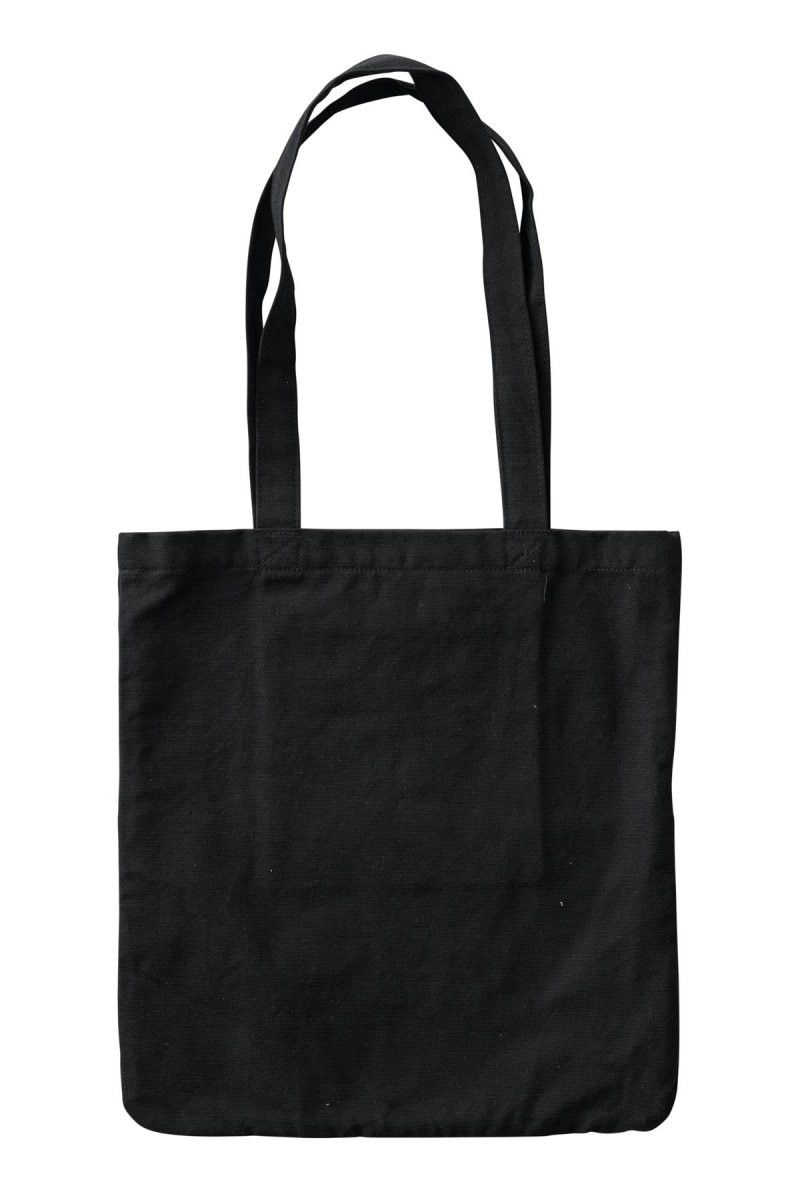 Black Stüssy Workwear Tote Bag | ZEMSLQ-789