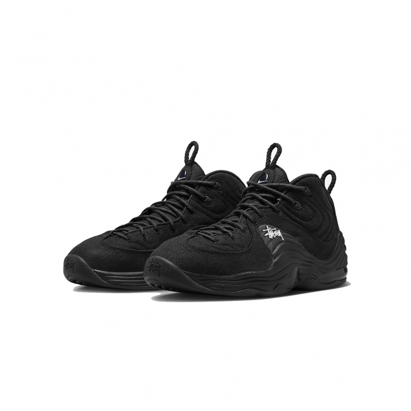 Black / Black / White Stüssy x Nike Air Penny 2 DQ5674-001 | DQ5674-001