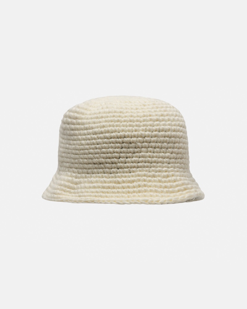 Bone Stüssy Bucket Hat SS Link Knit | CZKL-79830