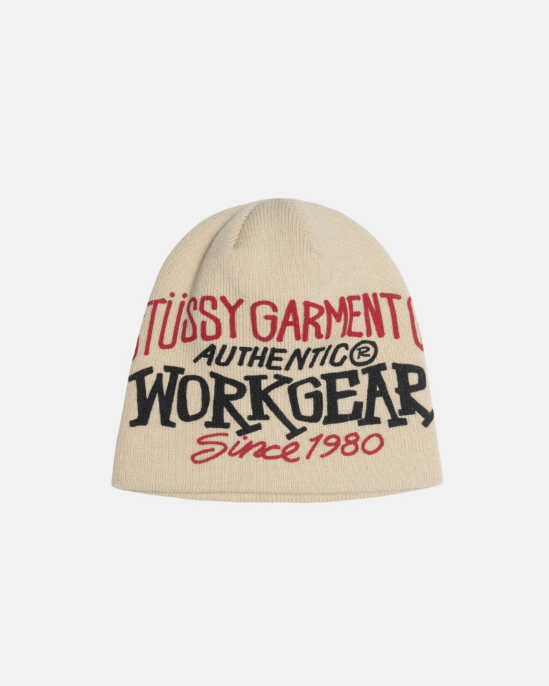 Bone Stüssy Skullcap Workgear Print | HPYM-46298