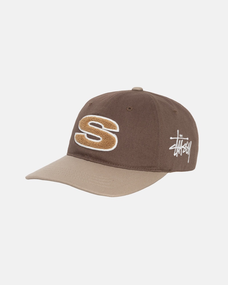 Brown Stüssy Chenille S Low Pro Cap | HQUM-05613