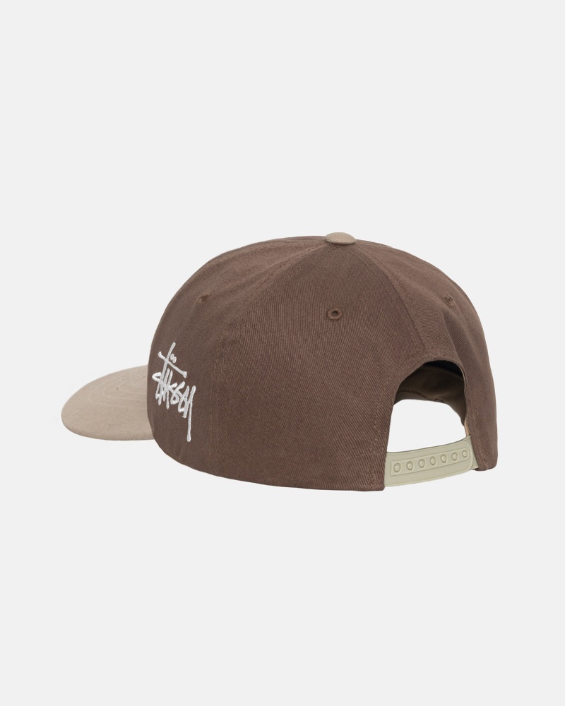 Brown Stüssy Chenille S Low Pro Cap | HQUM-05613