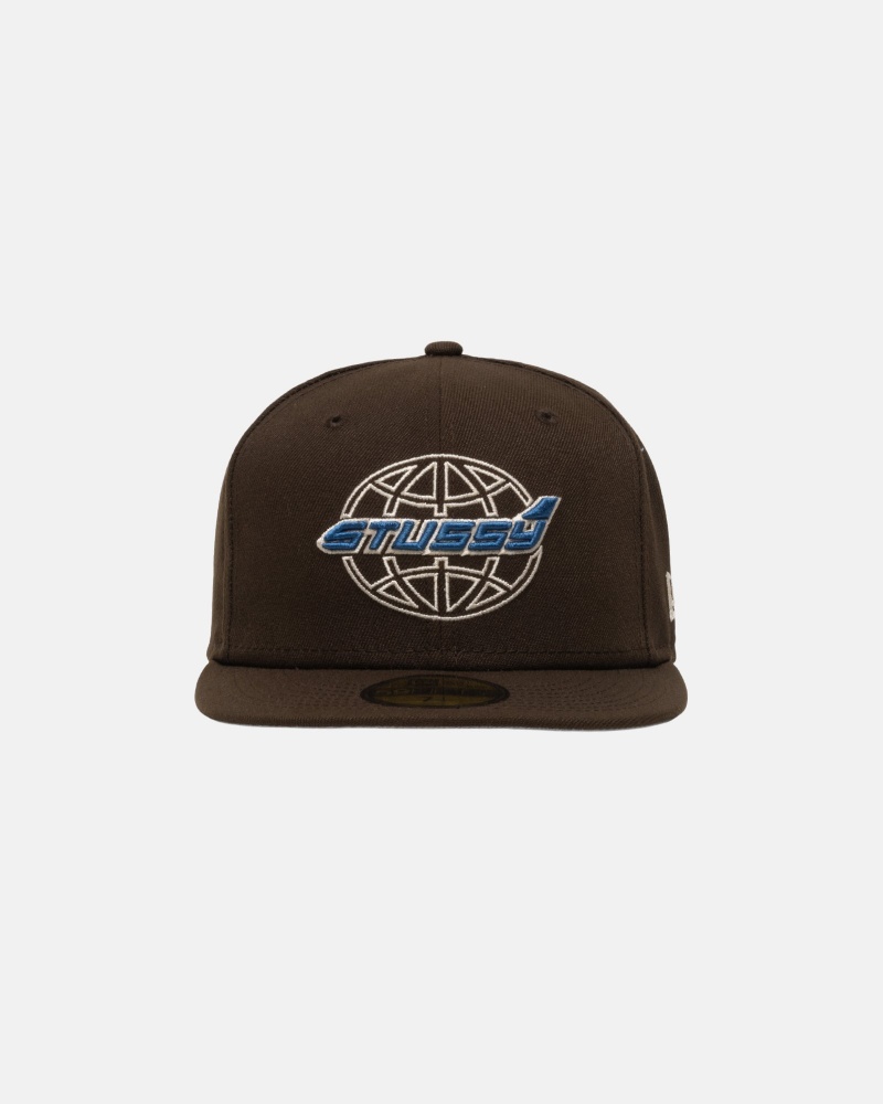 Brown Stüssy New Era 59Fifty Airplane | LVEA1-9045