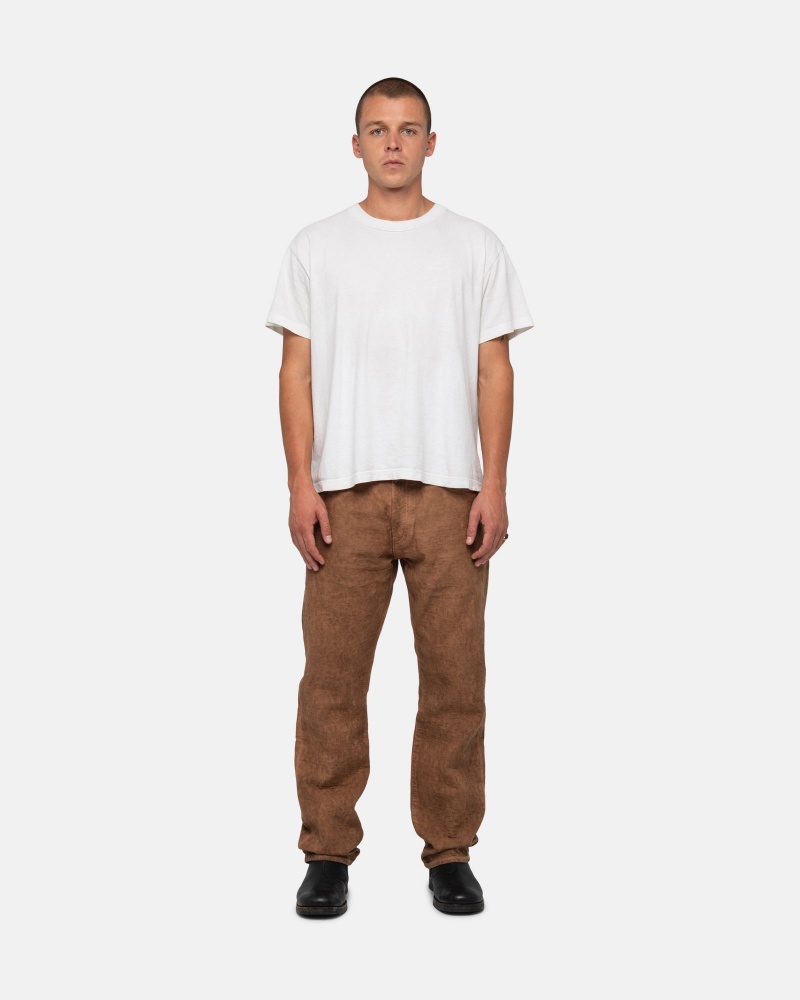 Brown Stüssy & Levi's Dyed Jacquard Jean | RIVW-27406