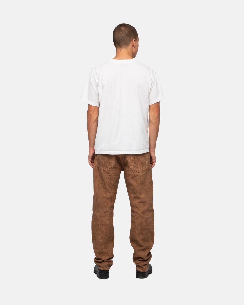 Brown Stüssy & Levi's Dyed Jacquard Jean | RIVW-27406