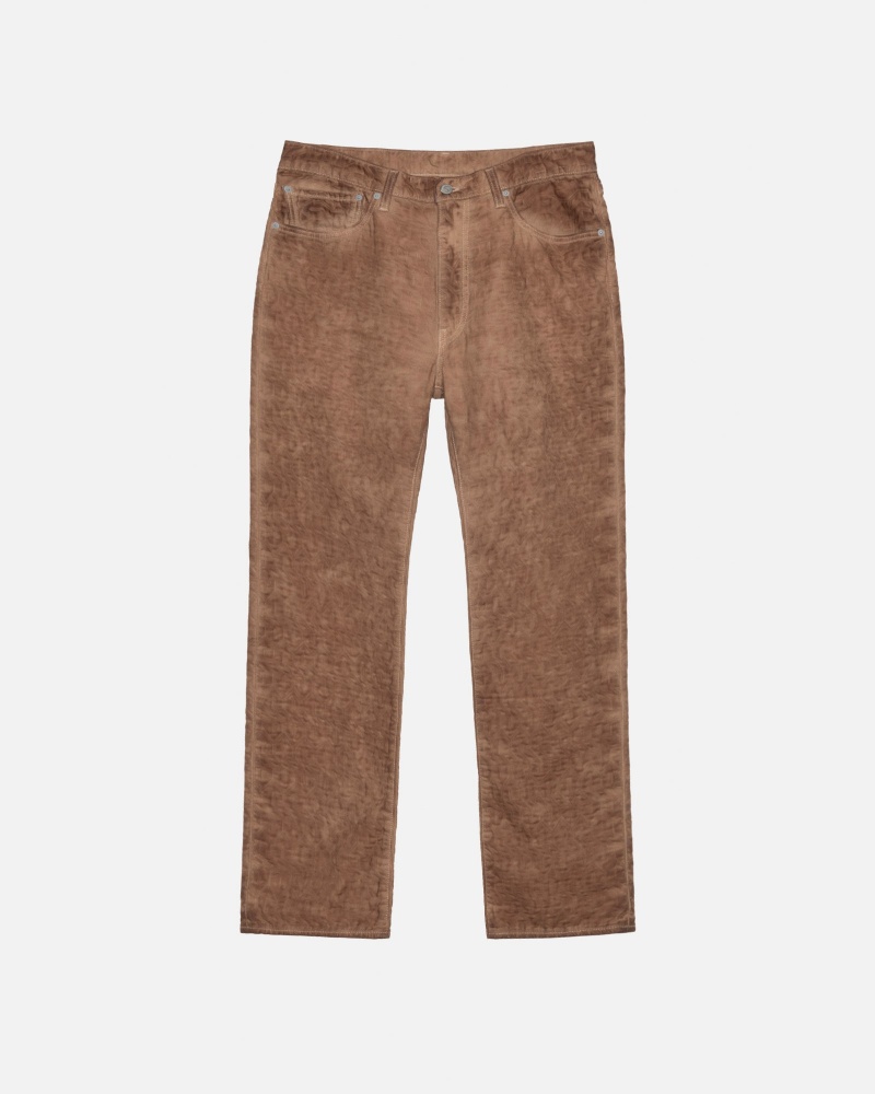 Brown Stüssy & Levi\'s Dyed Jacquard Jean | RIVW-27406