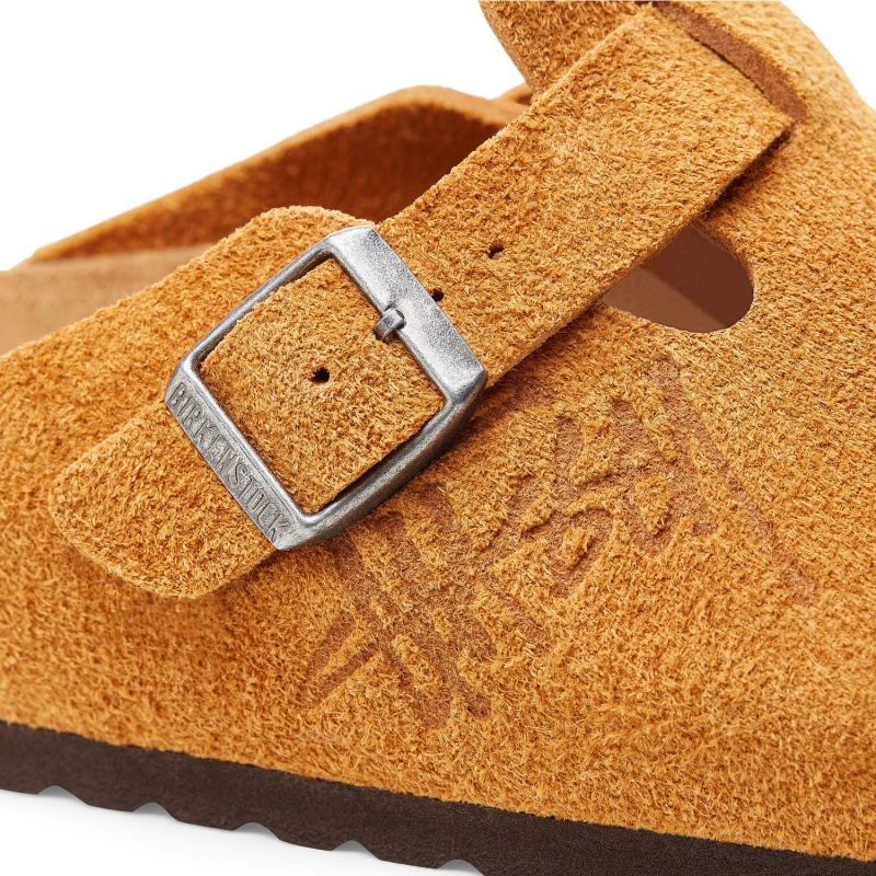 Caramel Stüssy Stussy Boston Suede | REWJLI-496