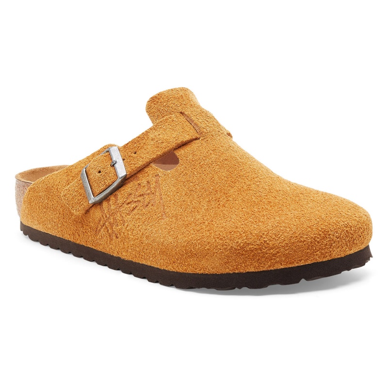 Caramel Stüssy Stussy Boston Suede | REWJLI-496