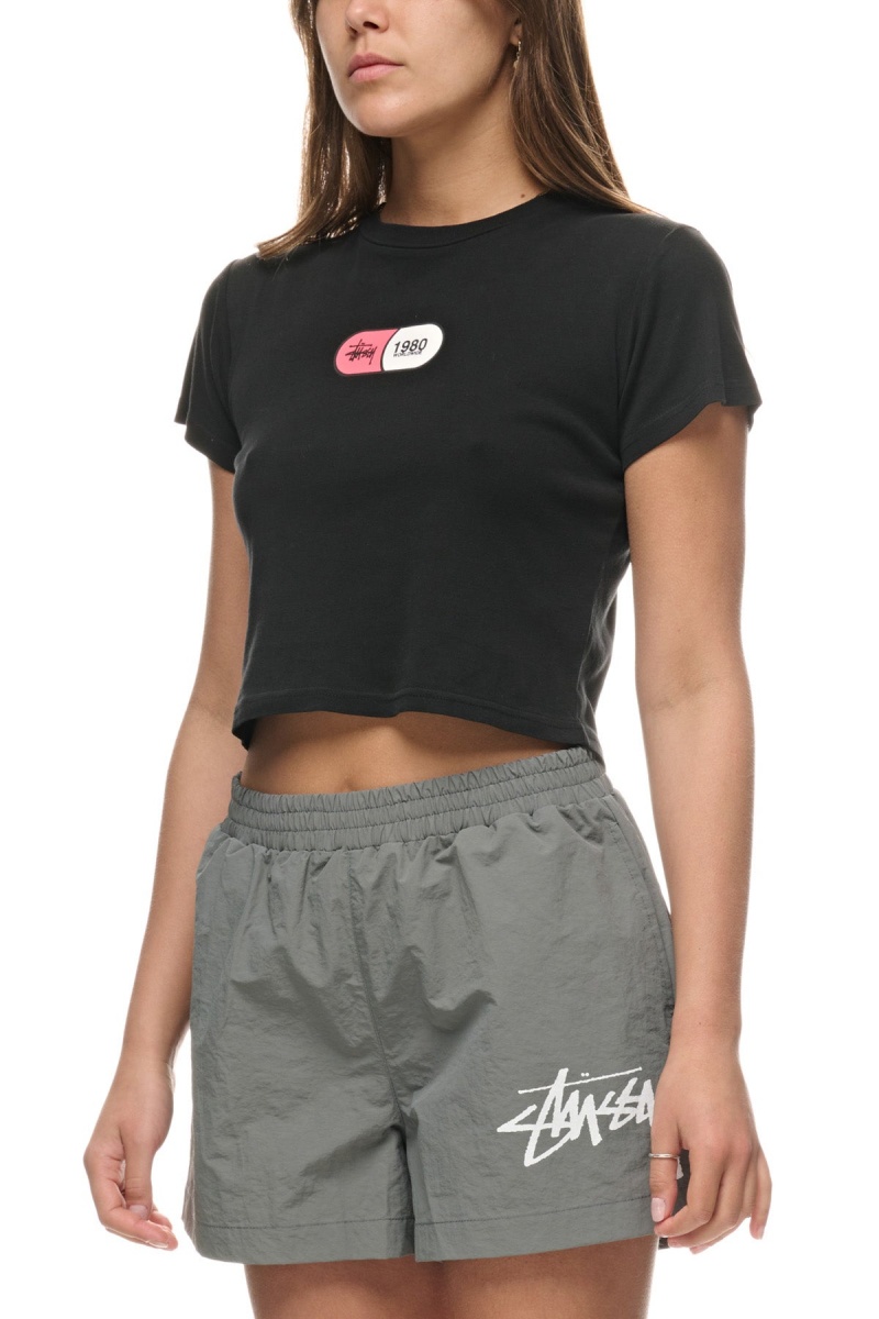 Charcoal Stüssy Graffiti Short | OYGZAT-958